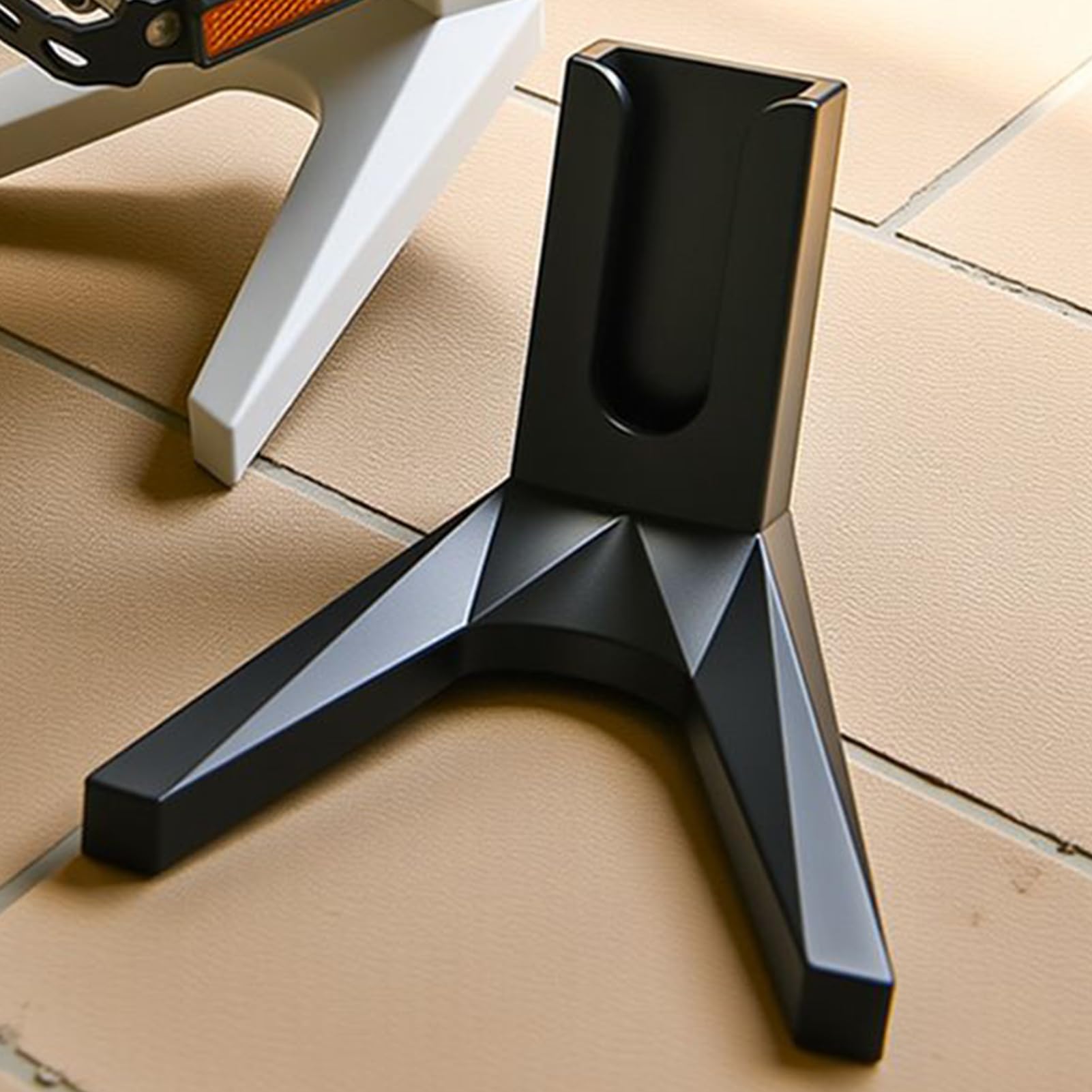 Generico Supporto Da Pavimento Per Bici Da Strada, Base per Bicicletta da Terra, Supporto Laterale Portatile Accessorio Risparmio Spazio Per Interni Casa Soggiorno Balcone Esterno