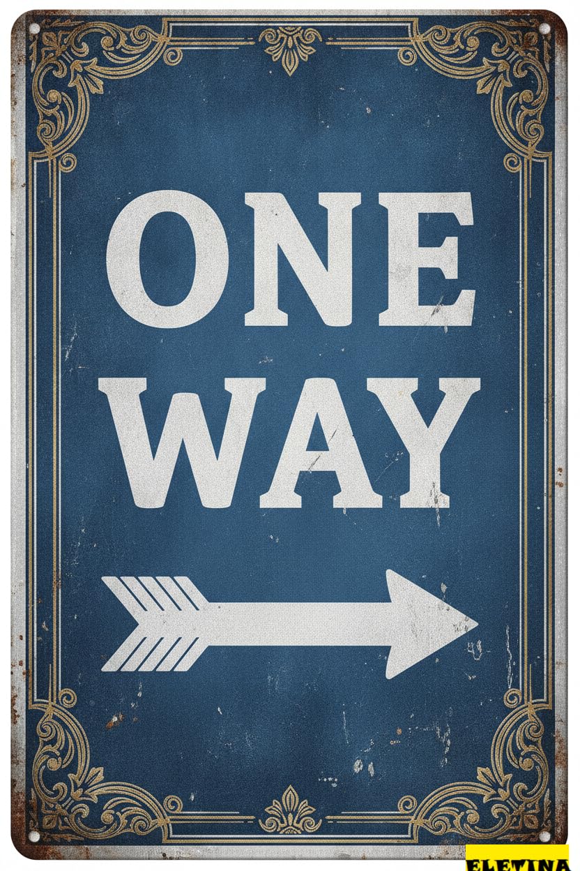 Personalized Sign for Man Cave Warning Symbol Aluminum Metal One Way Metal Plaque Warning Wall Decoration Plaques Street Gate Outdoor High Way 8x12in Business Decor Private Property Decorative