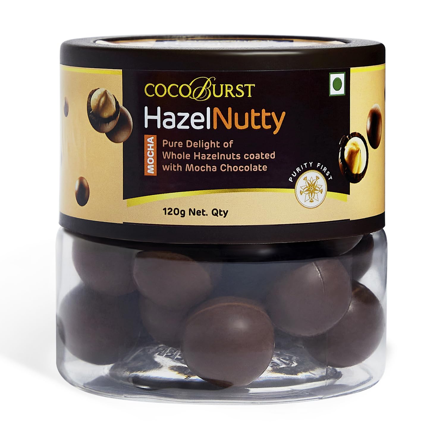 Jindal Cocoa Cocoburst Mocha Hazelnut Dragees 120g | Whole