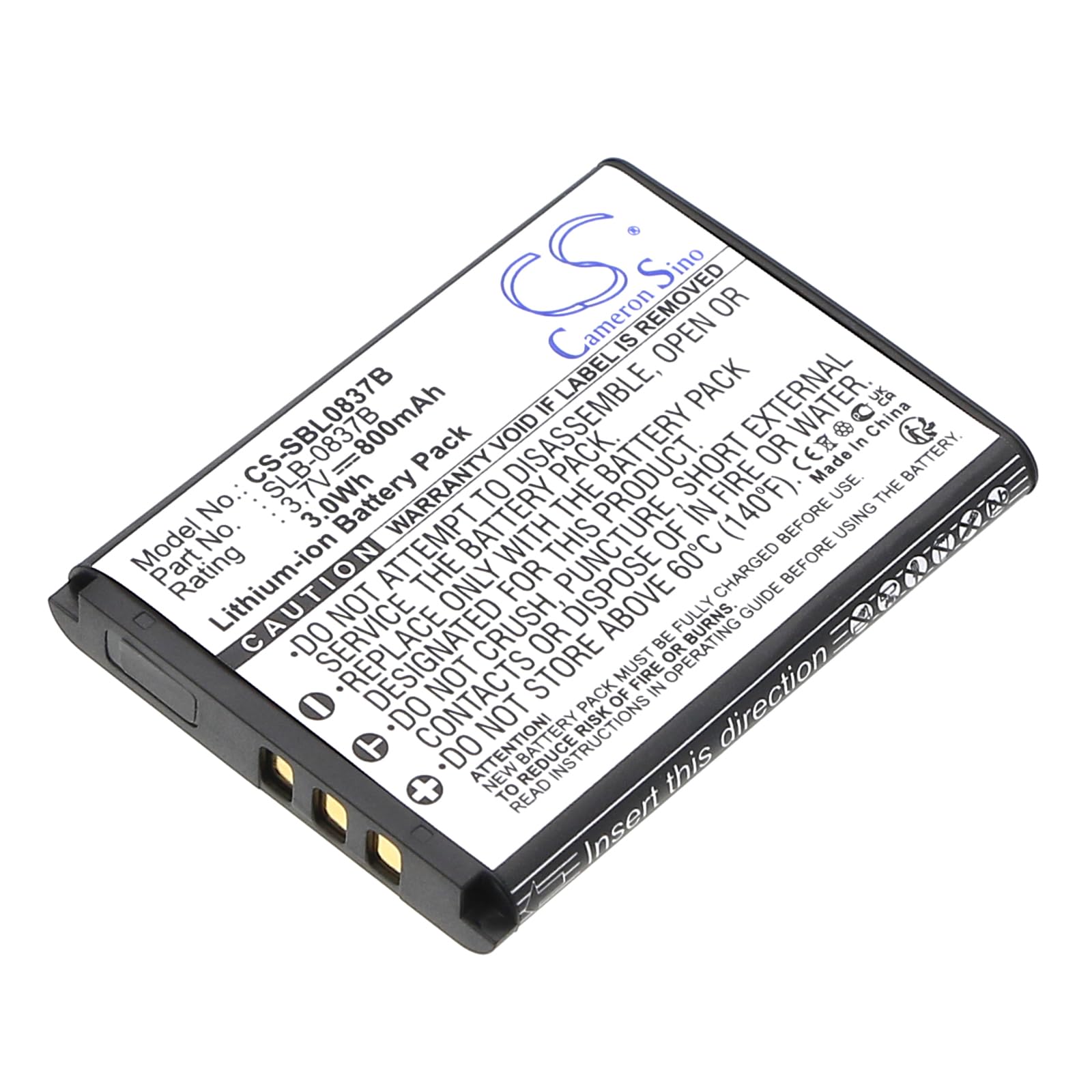 未使用新品！18SS F.C.R.B. LOGO MOBILE BATTERY Battery for Samsung SLB-0837(B) SLB-0837B 3.7V 800mAh: Amazon.co