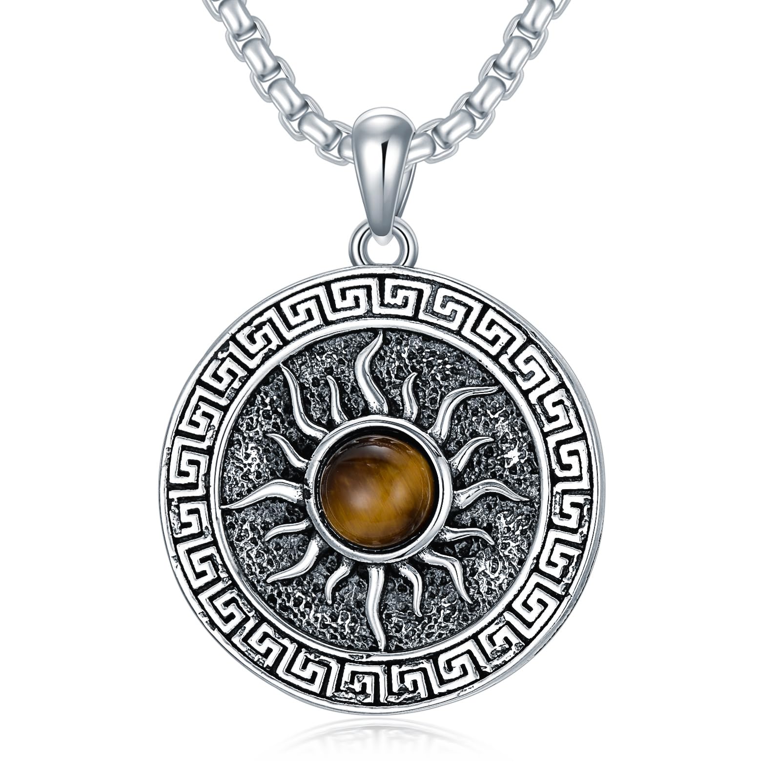 Collier religieux ROMANTICWORK en argent, le cadeau idéal de protection pour homme