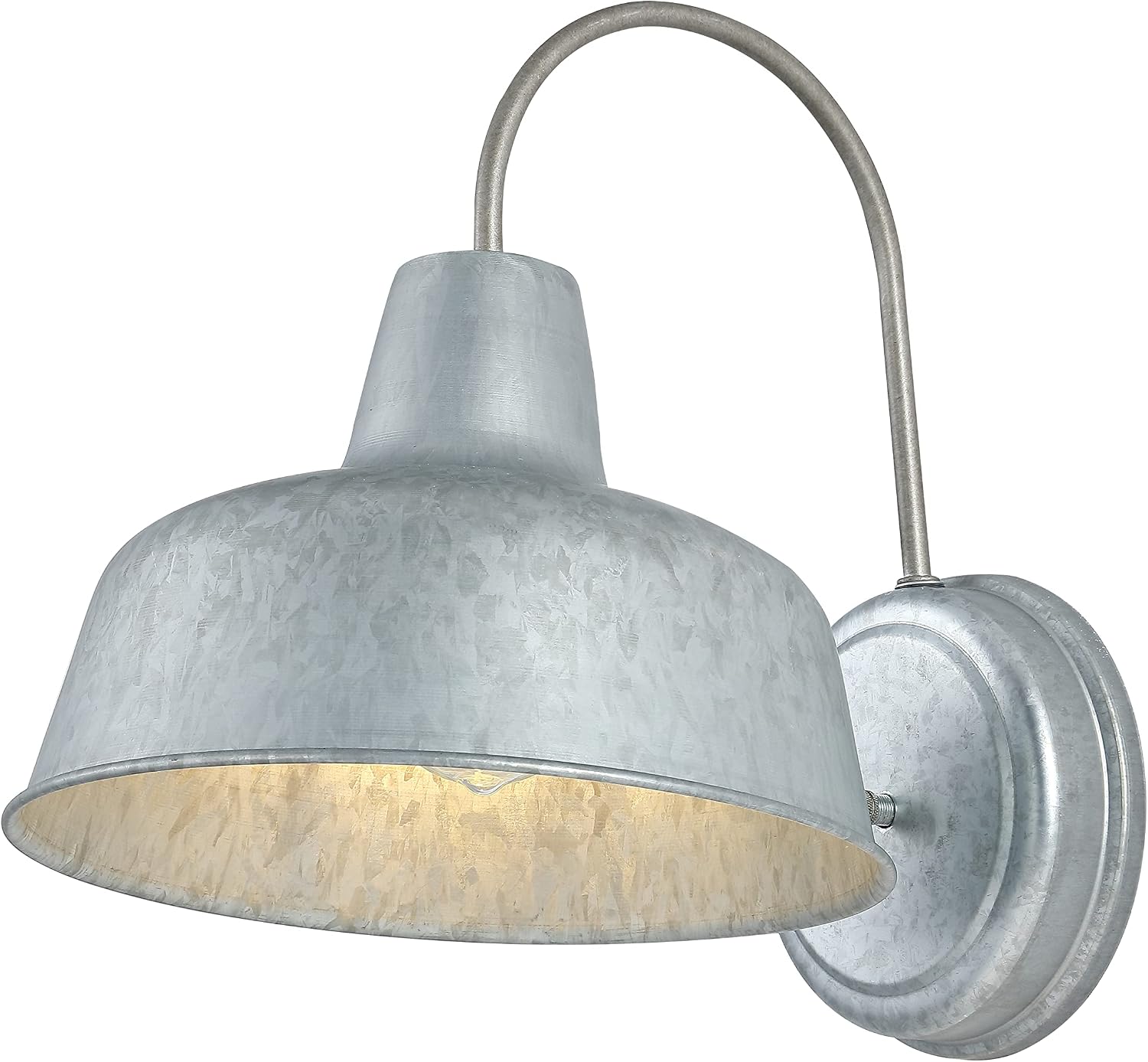 SAFAVIEH Lighting Collection Jennine Industrial Antique Silver Outdoor Wall Sconce Set of 2