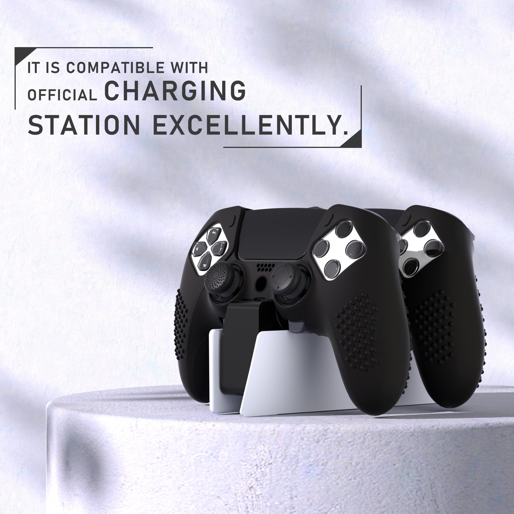 Amazon.co.jp: PlayVital ps5 Edgeコントローラーに対応用滑り止め