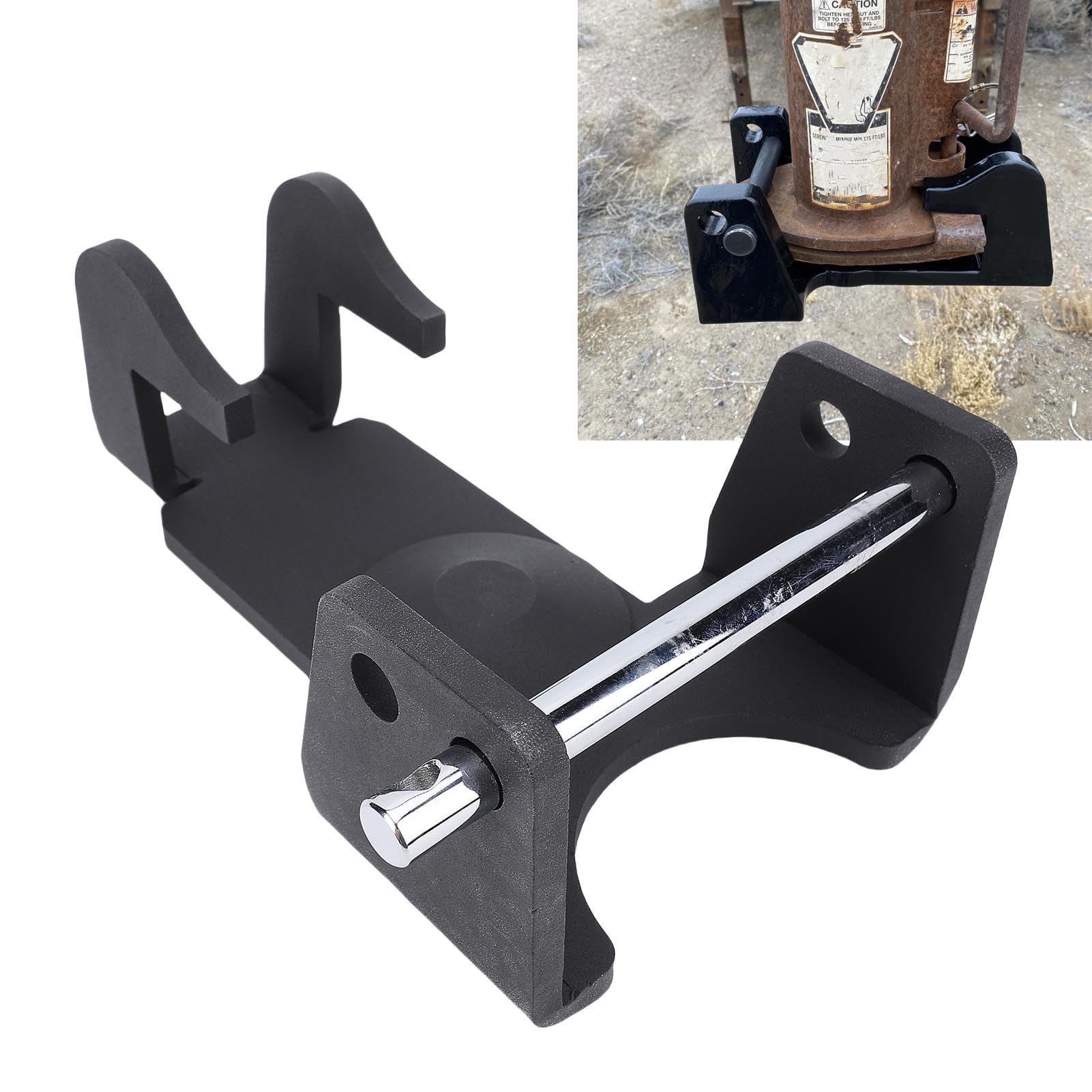 CHICIRIS Gooseneck Hitch Lock, Trailer Hitch Lock de Hierro con Aleación