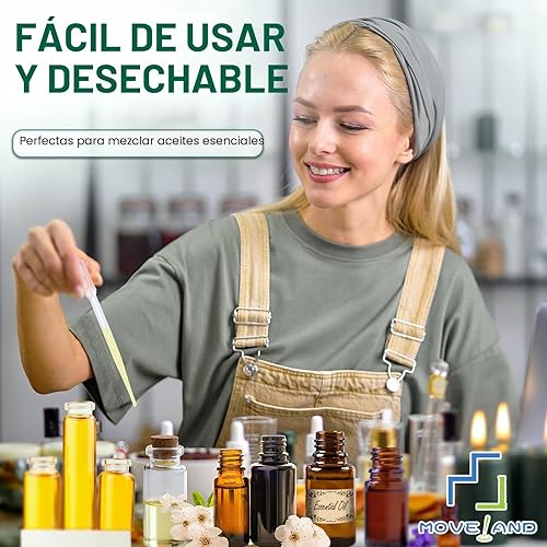 Miniatura 7 de moveland 100 pipetas con cuentagotas de 3 ml para transferencia de aceite esencial, goteros desechables de plástico para experimentos científicos
