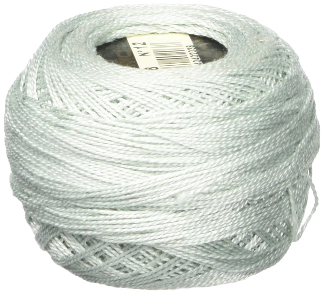 DMC Pearl Cotton Ball Size 12 141yd-Very Light Gray โ image 1