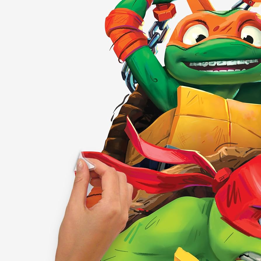 ❤️新品❤️ ティーンエイジ・ミュータント・ニンジャ・タートルズ・カライ Amazon.co.jp: RoomMates RMK5443TBM ティーンエイジ