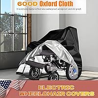 Vista 4 de Fundas para sillas de ruedas para silla de ruedas eléctricas, fundas para sillas de ruedas eléctricas, cubierta de scooter de movilidad para todas