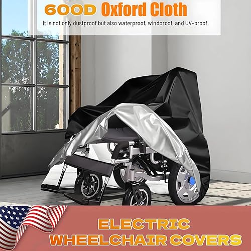 Miniatura 4 de Fundas para sillas de ruedas para silla de ruedas eléctricas, fundas para sillas de ruedas eléctricas, cubierta de scooter de movilidad para todas