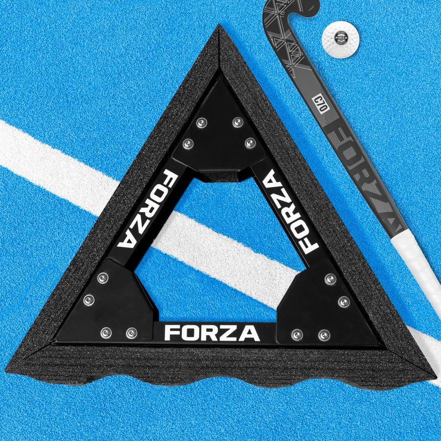 FORZA Hockey Foam Rebounder | Heavy-Duty Training Rebound Board with Triangular Steel Frame & 3 Interchangeable Foam Edges – Ideal for Clubs, Schools & All Skill Levels