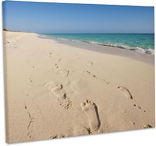 3dRose, Cuba, Sol Cayo Santa Maria Resort, Footprints-CA11 MDE0053 - Michael DeFreitas, Museum Grade Canvas Wrap 10x8