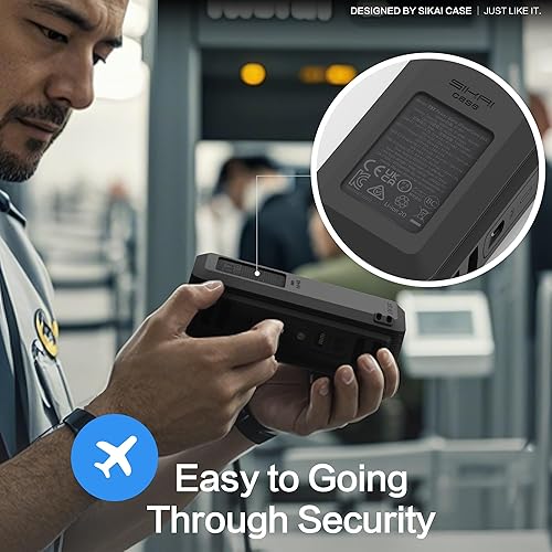 Miniatura 6 de Anker 737 - Funda de silicona para banco de energía Anker 737 (24,000 mAh, 3 puertos) con agujero de tuerca de 14 pulgadas, almacenamiento de