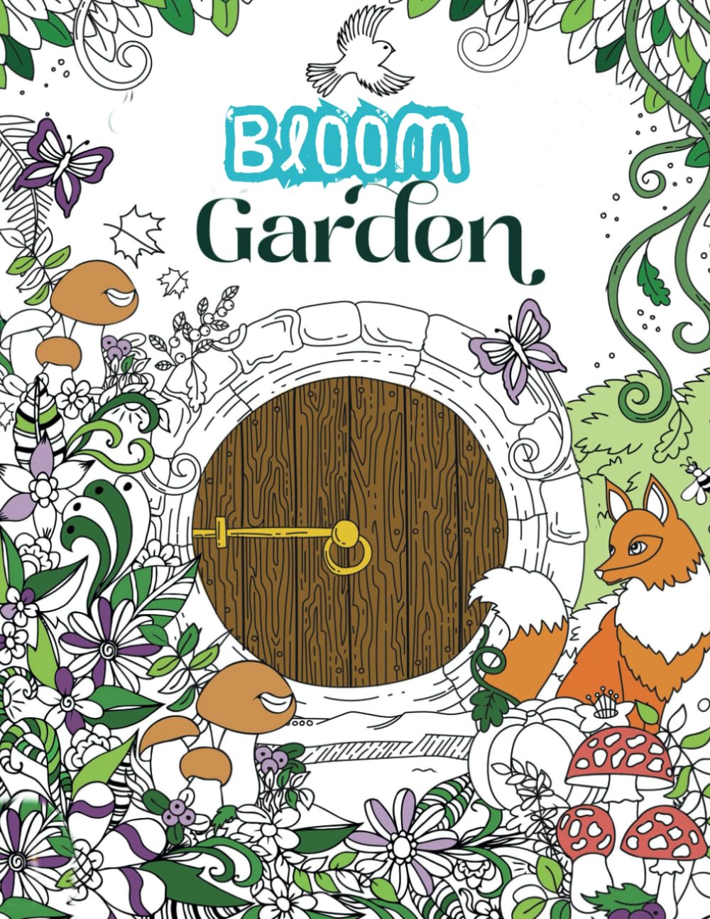 Bloom Garden Coloring Book