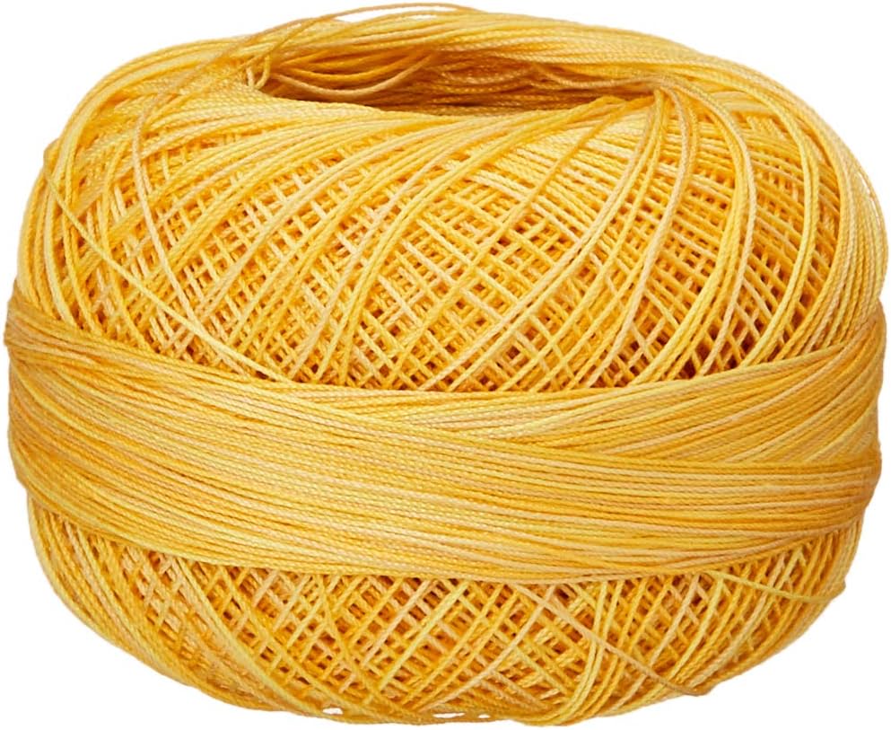 Lizbeth Size 80 HH80180 HH80 Cotton Thread 184 Yds 10G, Honey Drizzle