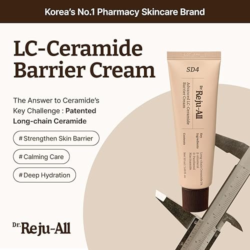 Miniatura 2 de Dr. Reju-All Advanced LC-Ceramide Barrier Cream - Hidratación profunda patentada de ceramida de cadena larga - Hidratante facial coreano ligero para