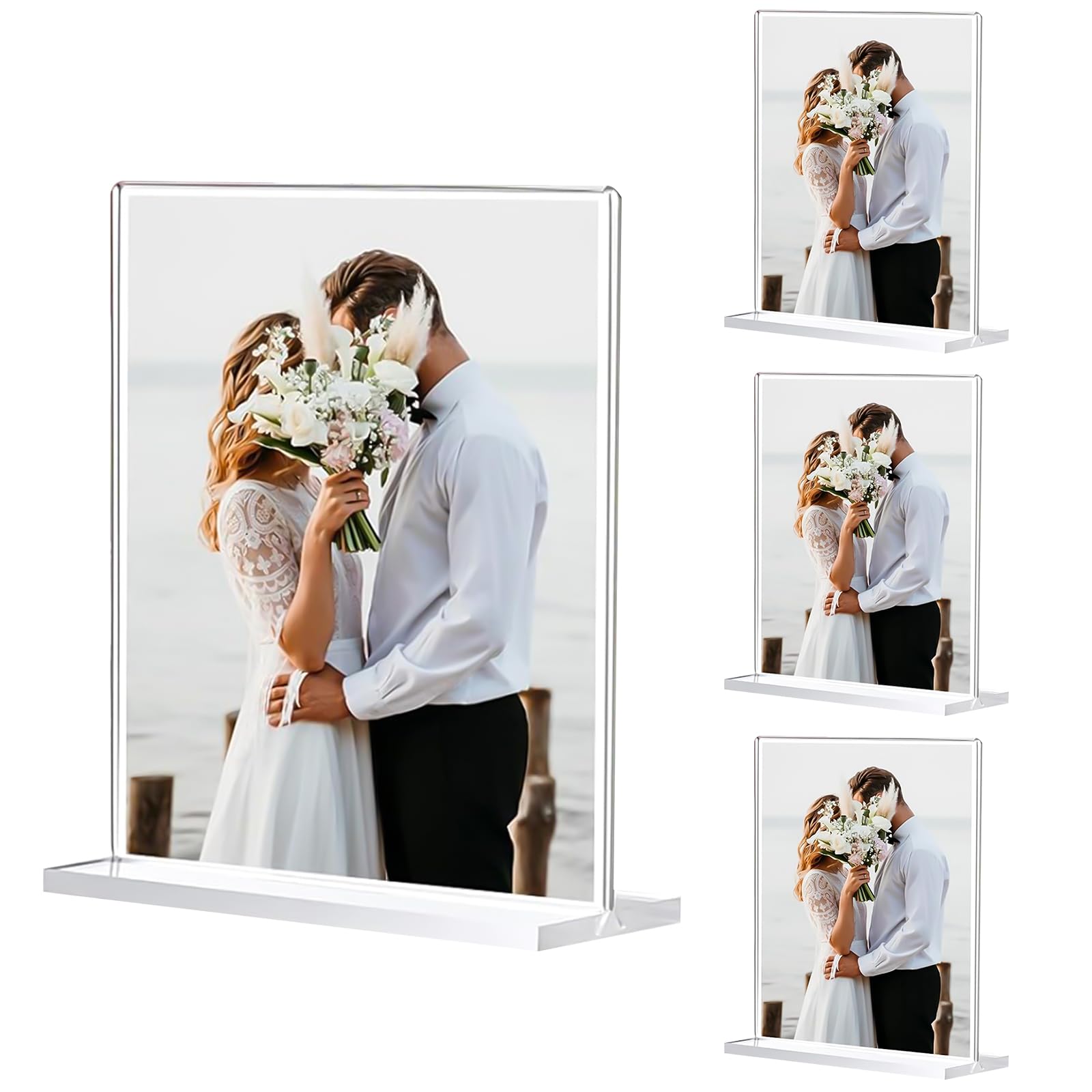 2 Espositori Da Tavolo In Acrilico Trasparente - Formato A6 (155x100mm), Per Menu, Brochure E Pubblicità - Foto 10