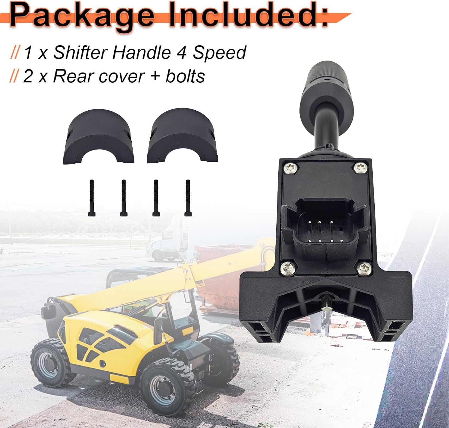 L69012 Transmission Shifter Shift Lever 4 Speed Compatible with GEHL Telehandler 552 RS6-34 RS6-42 RS8-44 DL6-DL8-DL10-DL12