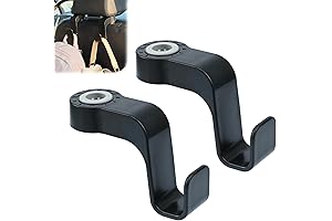 Amooca Coat Hanger Car Headrest Seat Hooks