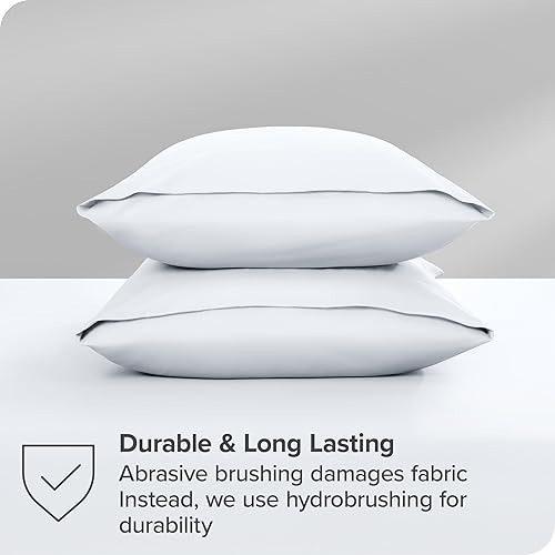 Miniatura 5 de Bare Home Juego de sábana bajera y fundas de almohada, microfibra ultrasuave de 1800 hilos, lujosa, doble cepillado, bolsillos profundos, ajuste