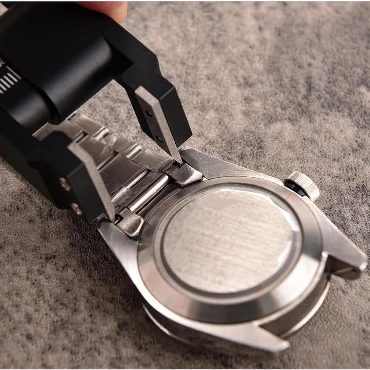 Strumento per La Rimozione del Cinturino Dellorologio - Pinza A Molla A Forma di U, Estrattore per Elastici per Orologiai, Strumento di Precisione per Una Facile Green