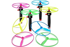 Meooeck 36 Pcs Flying Disc Launcher Toy