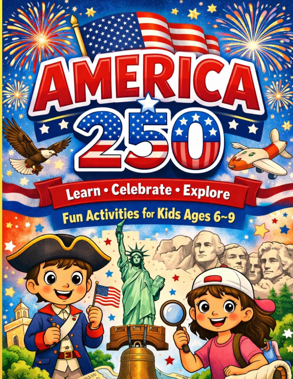 America 250: Learn • Celebrate • Explore - Fun Activities for Kids Ages 6–9