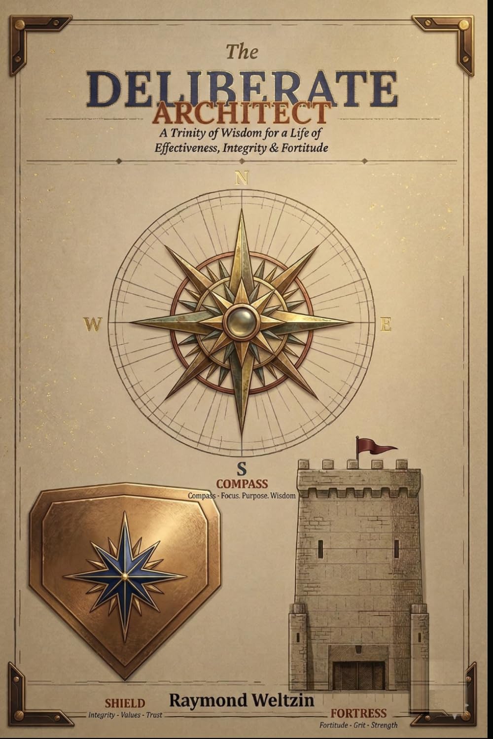 The Deliberate Architect: A Trinity of Wisdom for a Life of Effectiveness, Integrity, and Fortitude      Paperback – March 10, 2026