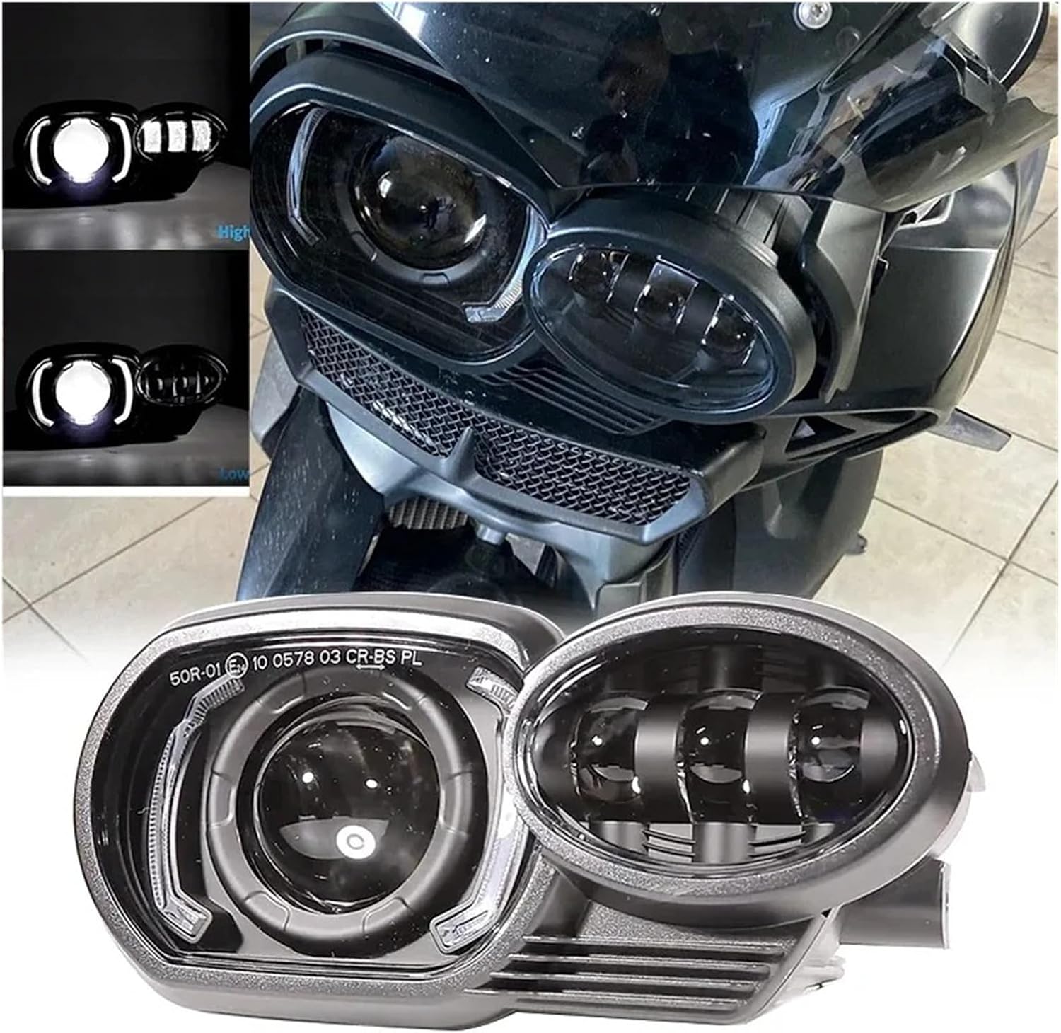 ヘッドランププロテクターガード K1200R 2005 2006 2007 2008 2009