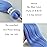 Kids Braiding Hair Pre stretched Blue Braiding Hair 16 inch Braid Hair for Kids