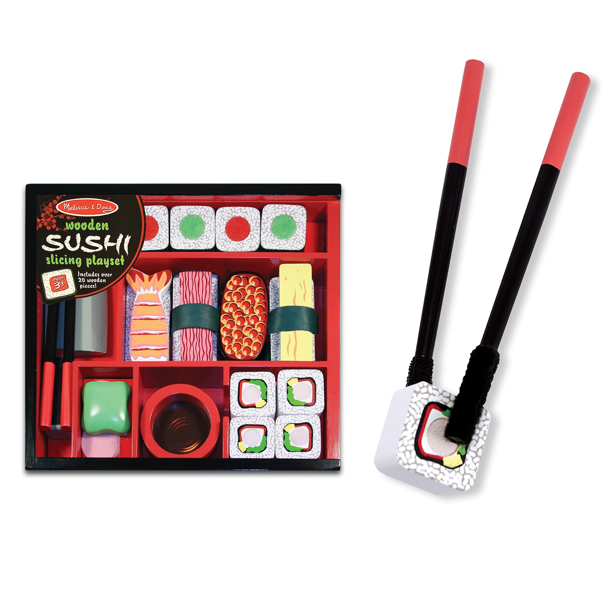 Melissa & Doug - Boîte De Sushis 24 Pièces - Jeu Imitation Enfant