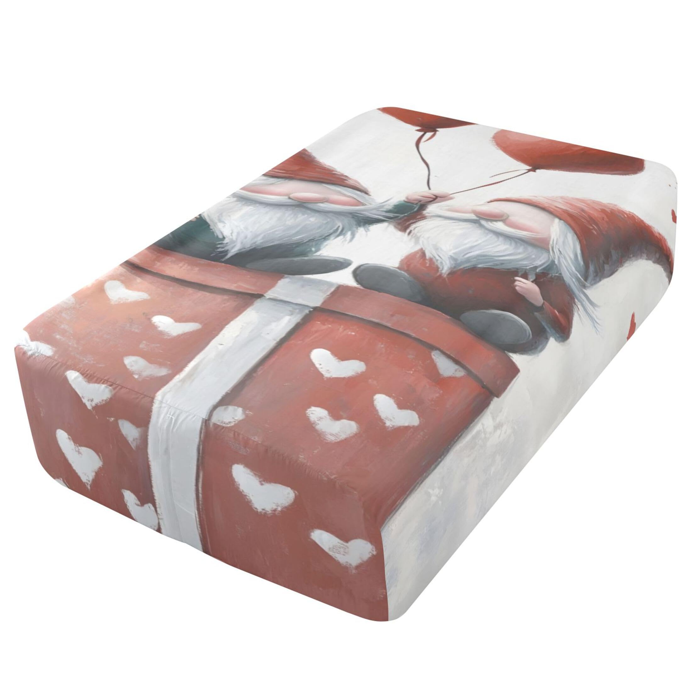 Sábana bajera ajustable individual de gnomos para colchón de aire, bolsillo extra profundo de 24 pulgadas, funda suave y transpirable con apertura de válvula de cremallera para cama de aire