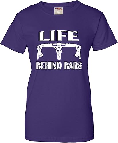 Miniatura 5 de Go All Out Camiseta divertida de bicicleta para mujer Life Behind Bars