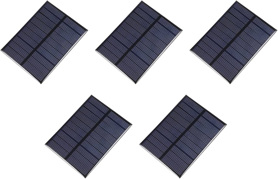 Amazon.com : DMiotech 5 Pack 5V 1.2W 110mm x 69mm Mini Solar Panel