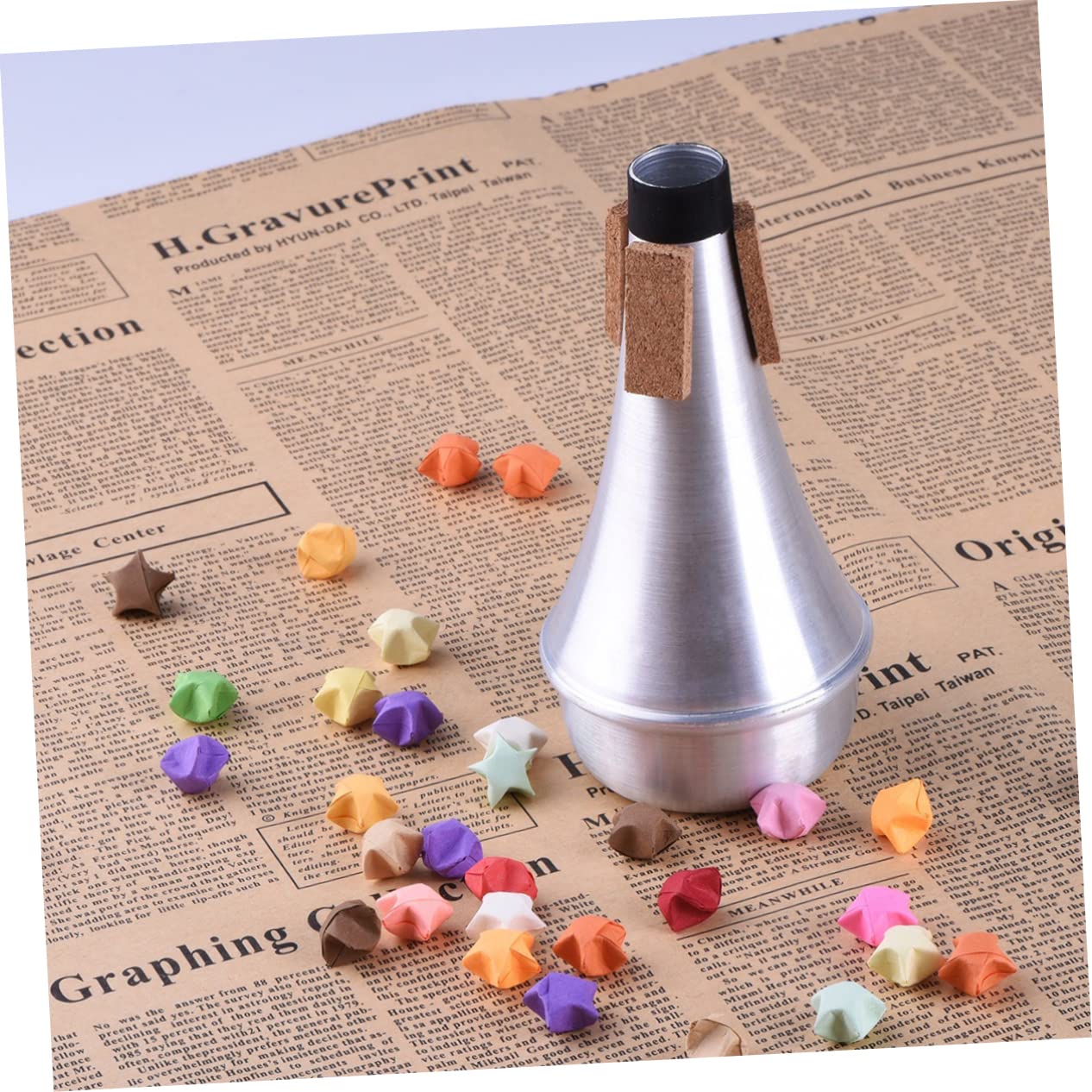 Wakauto Lightweight Trumpet Mute Practice Sound Mute for Trumpet Standard Pitch