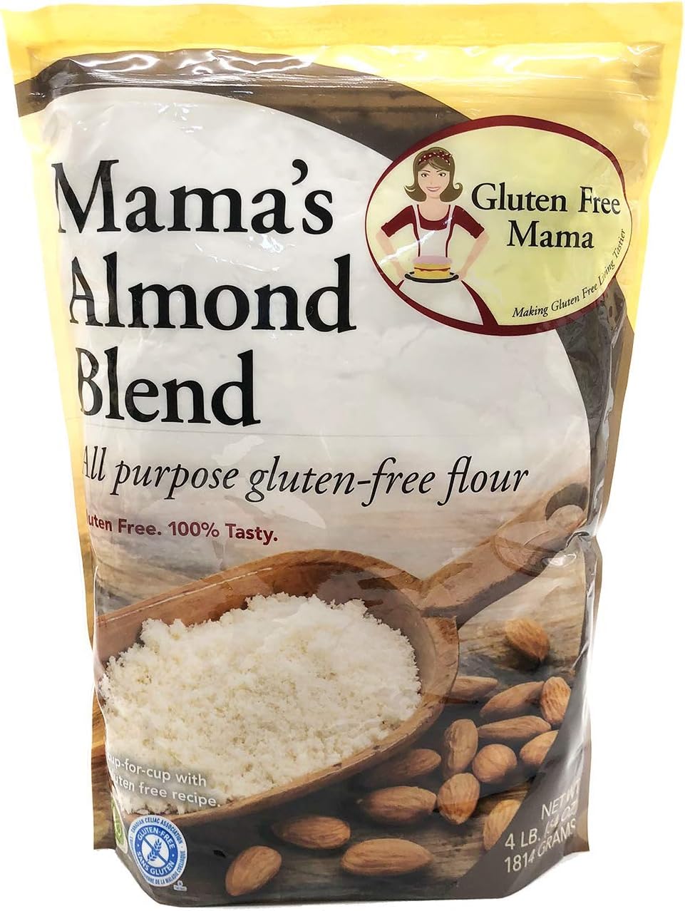 Gluten-Free Almond Flour | 4 lb | Light, Non-Gritty Texture | All-Purpose | Gluten Free Mama