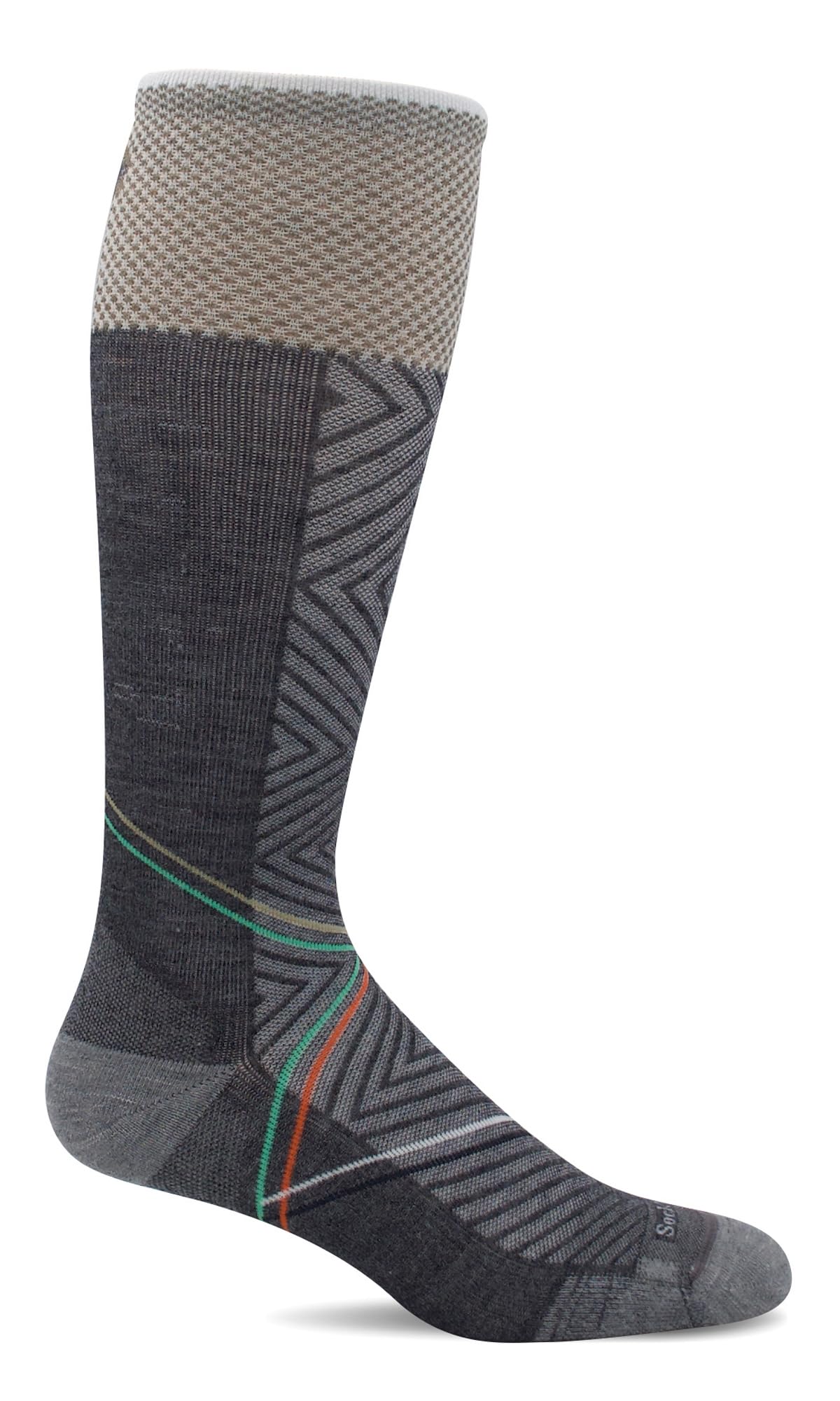 Sockwell Women's Pulse Knee High Firm Graduated Compression Sock, Charcoal - M/L
