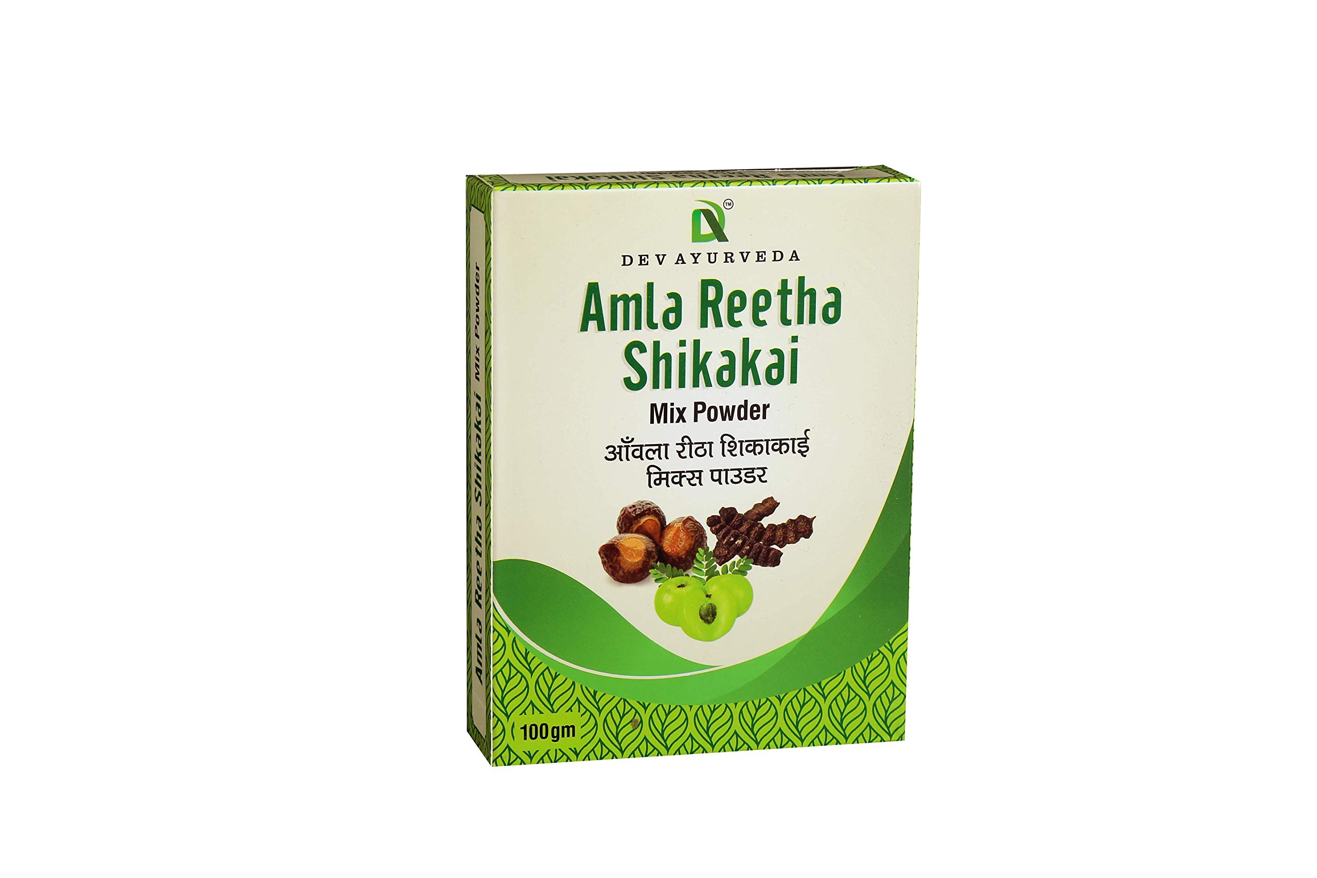 Amla Reetha Shikakai Mix Powder 100% Pure and micronised 200Gm (100Gm + 100Gm.) Herbal Natural Hair Wash