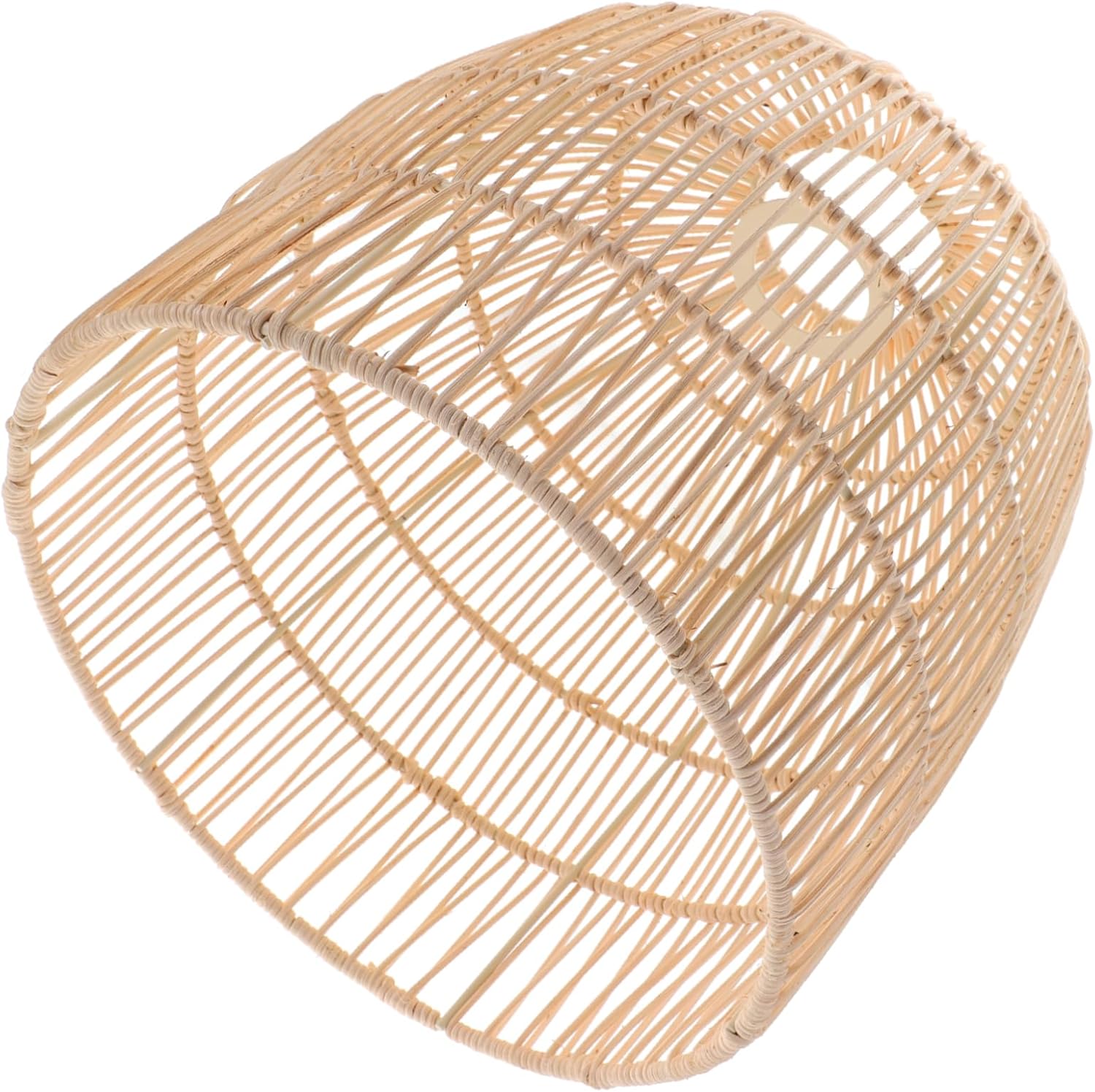 DOITOOL Rattan Pendant Light Cover Rustic Chandelier Shades Decorative Lampshades for Ceiling