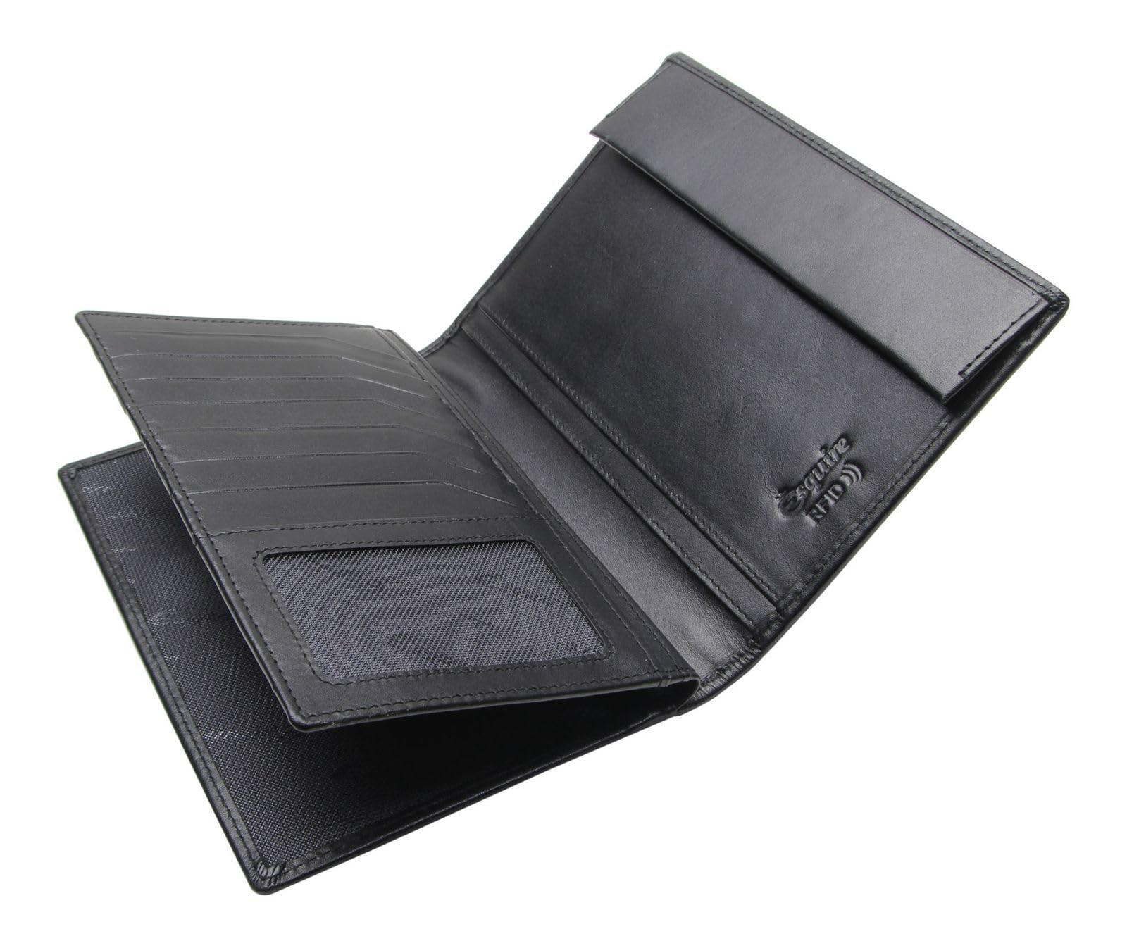 Esquire New Silk Brieftasche Black