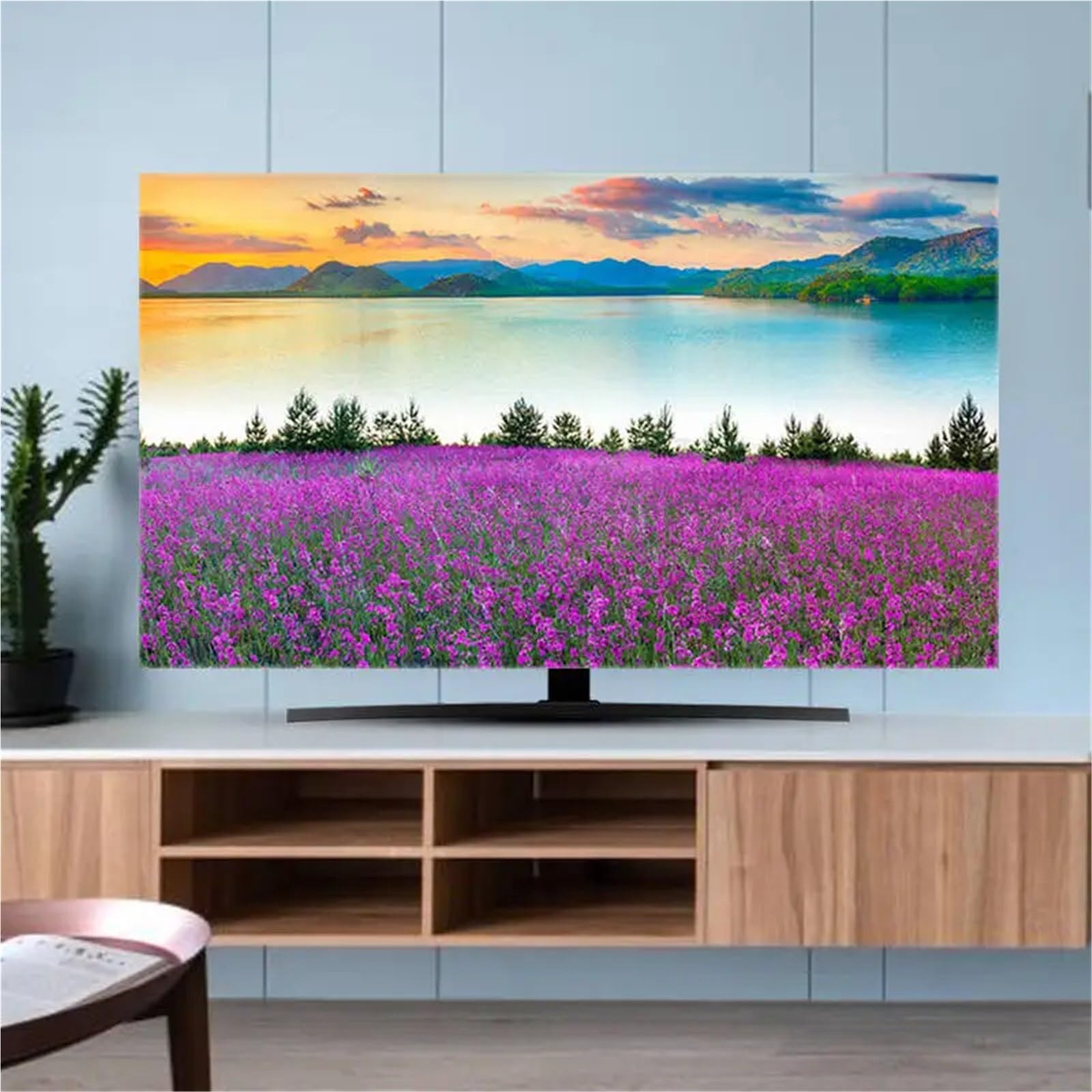 Outdoor TV Covers Copertura TV Antipolvere Copertura TV Panno Antipolvere 32-70 Pollici TV Curva da Tavolo da Appendere per Uso Domestico di Alta qualità Universale(09,49-52inch 118x70cm)