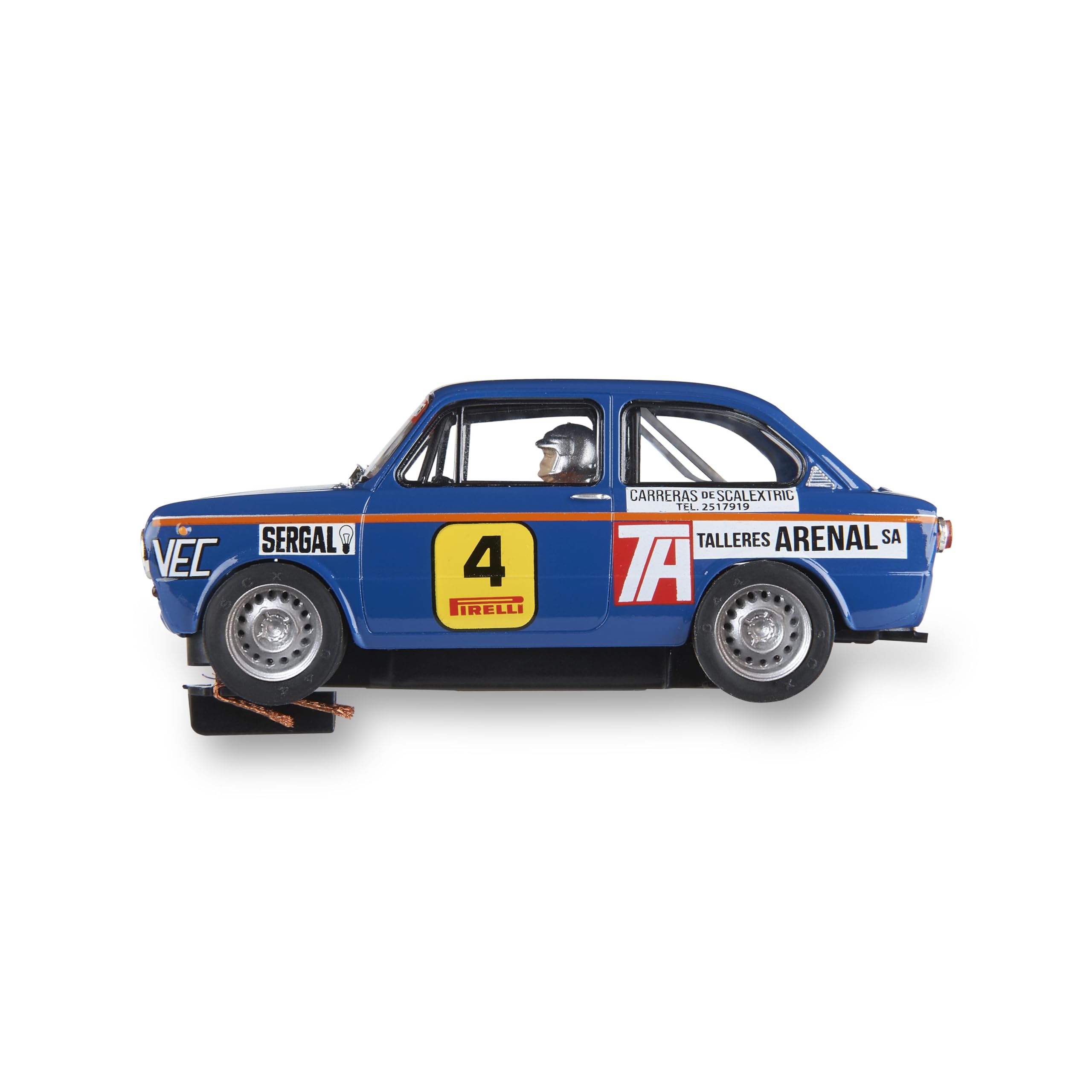 SCALEXTRIC - Vehículo de Carreras Advance - Coche Slot - Escala 1:32 (Seat 850 E - Anton Guasch - Arrabassada '72)