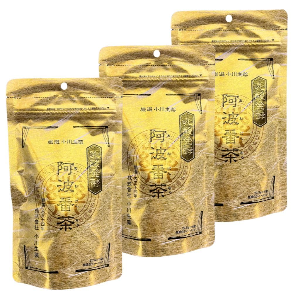 Amazon.co.jp: 乳酸発酵阿波番茶 1.5g×15包 1袋 小川生薬 創業