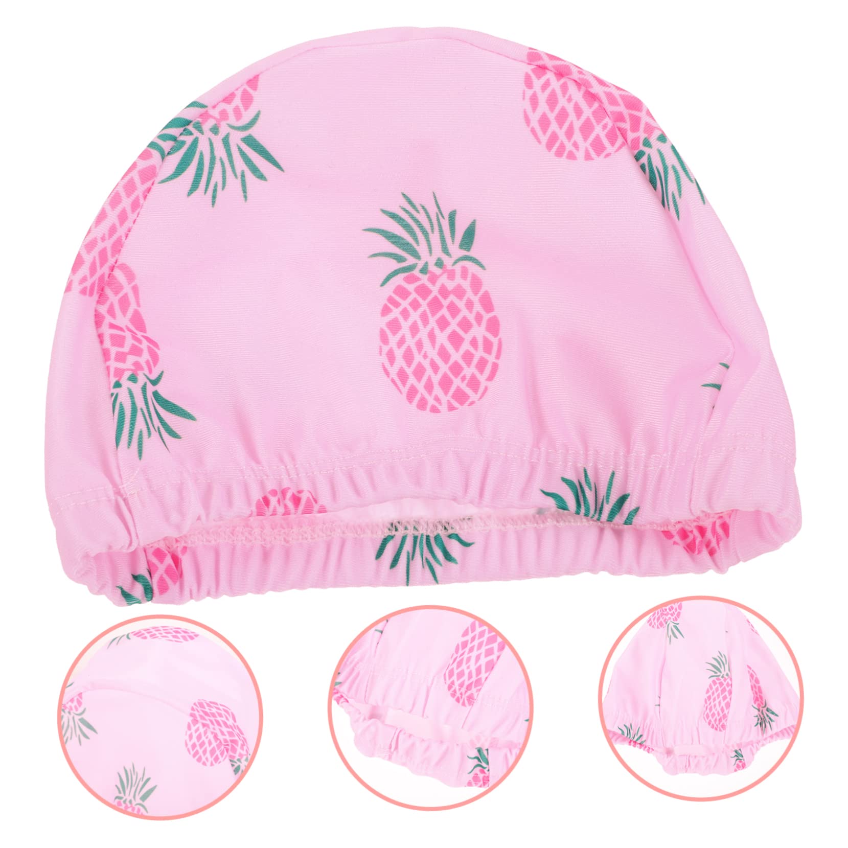 POPETPOP Gorro De Natación Flexible para Gorro Elástico Y Transpirable con Diseño De Piña para Natación Y Baño Protección para Cabello para