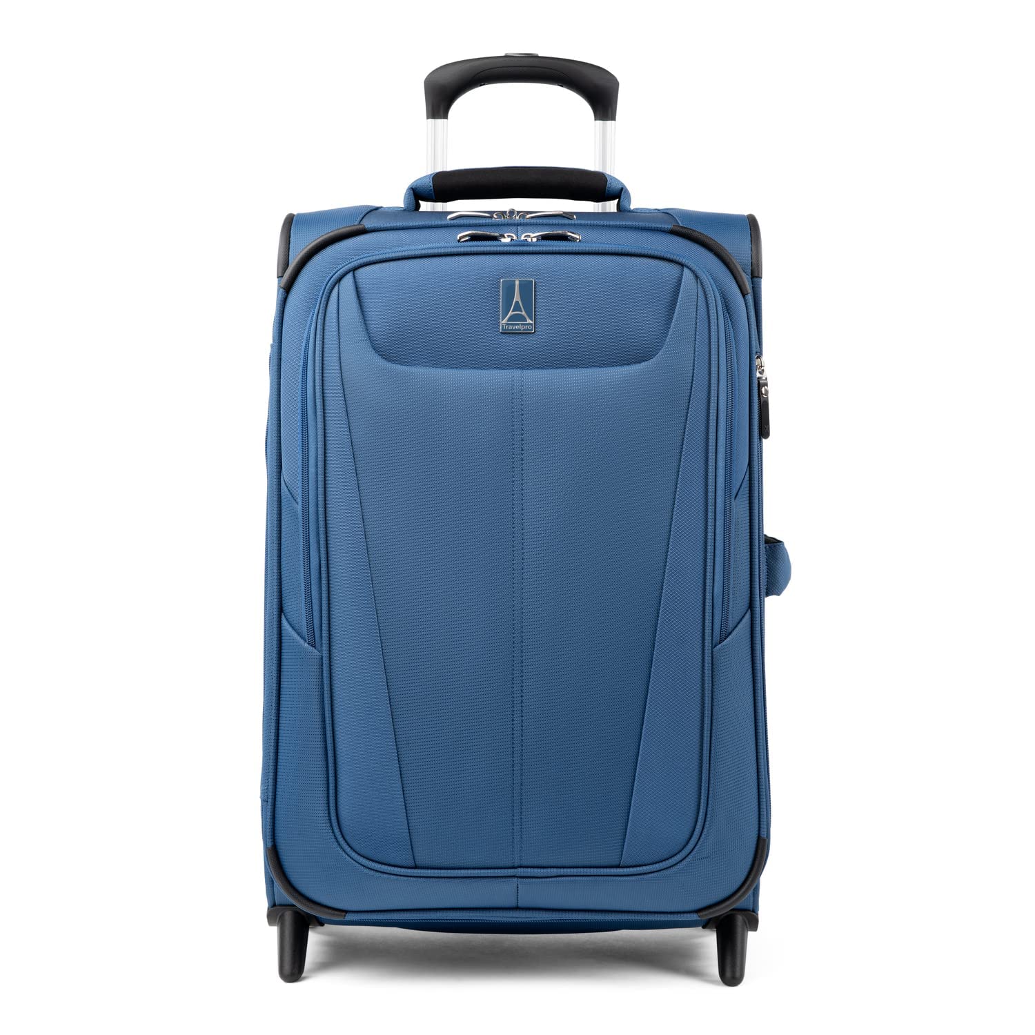 Travelpro Maxlite 5 Softside Expandable Upright 2 Wheel Luggage, Lightweight Suitcase, Men and Women, Ensign Blue, Carry-On 22-Inch