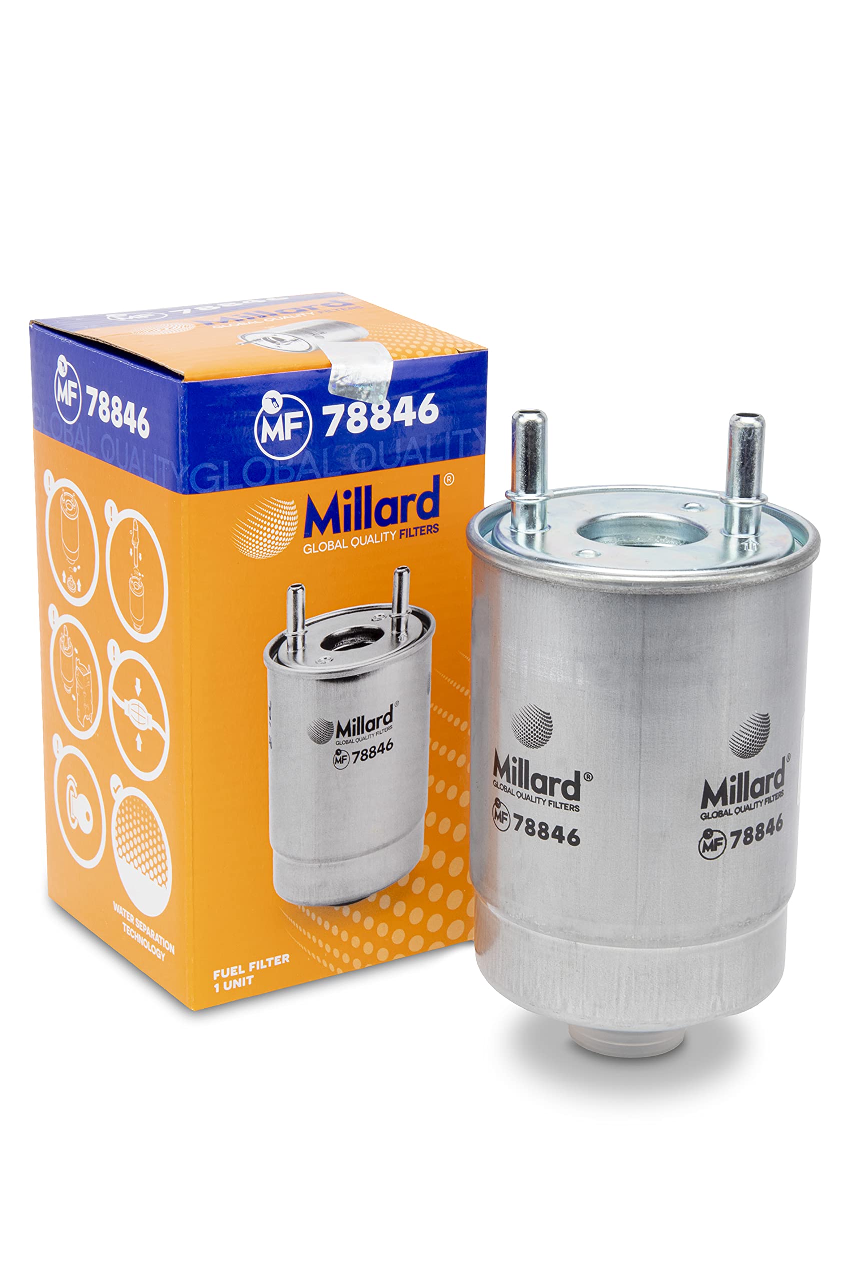 Millard Filters Filtro de Aceite para Coche ML5566 87x78 mm M20x1.5 Spin On Global Quality — view 49