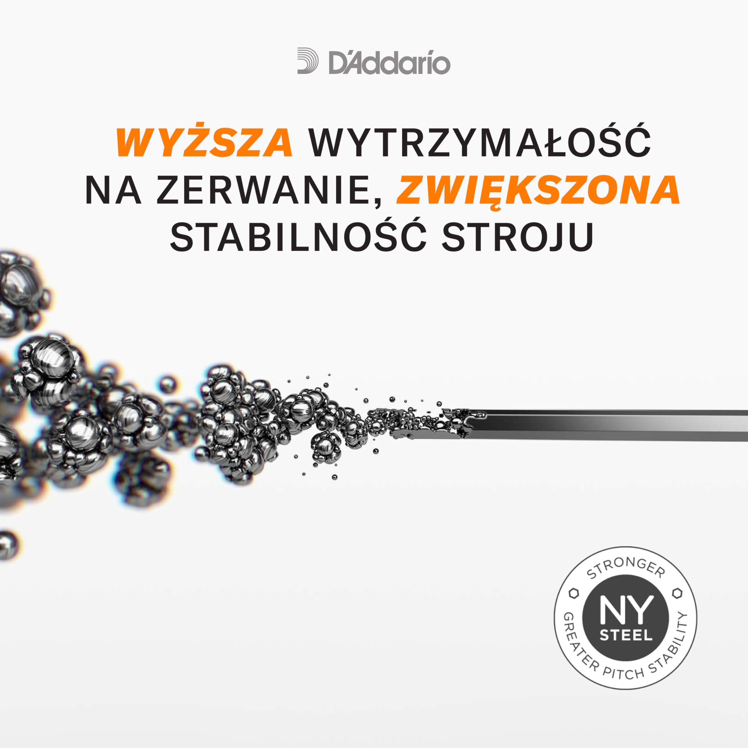 Struny do gitary elektrycznej D'Addario NYXL1046-3P z niklowaną owijką, Regular Light, 10-46, 3 zestawy