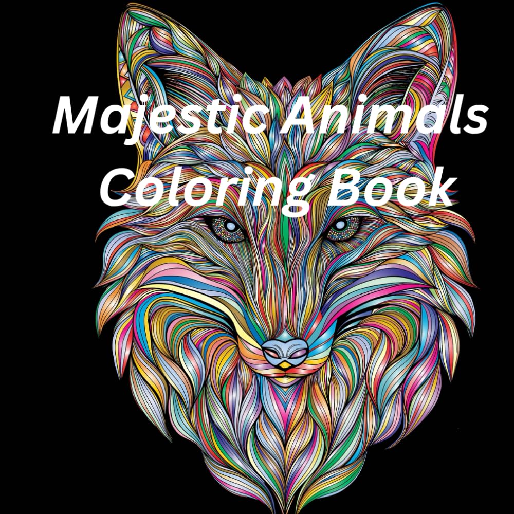 Majestic Animals Coloring Book