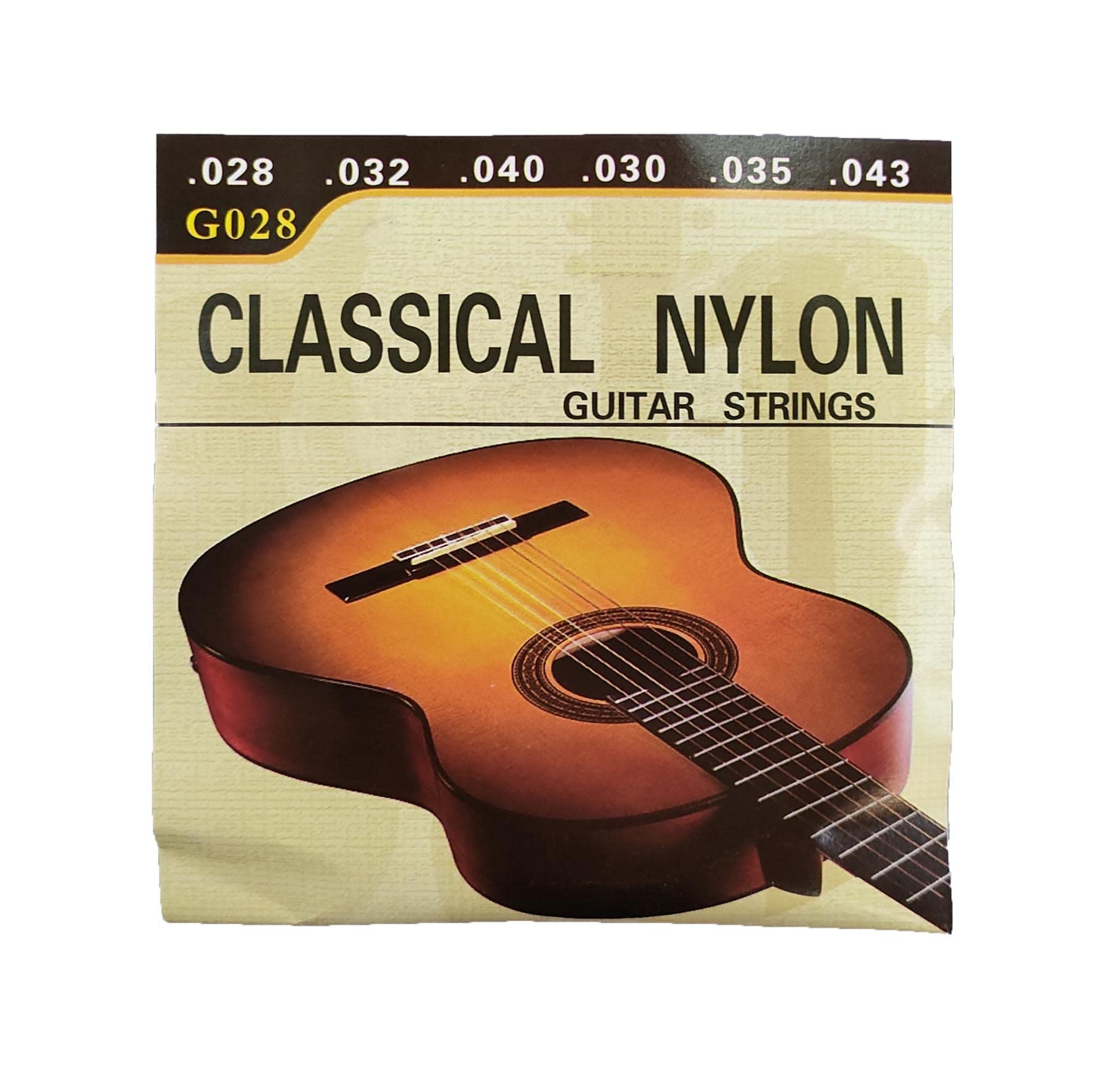Set strings classical guitar- spanish mod G028, Natural