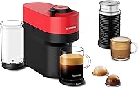 Vista 15 de Nespresso Vertuo Pop+ Cafetera de café y espresso de Breville con espumador de leche, color gris oscuro