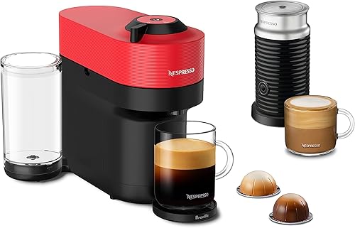 Miniatura 12 de Nespresso Vertuo Pop+ Cafetera de café y espresso de Breville con espumador de leche, color blanco coco Blanco,Agua menta,Negro/Verde,Rojo (Spicy
